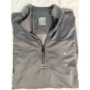 Callaway Golf Opti-Dry 1/4 zip Pullover Sweatshirt‎ Grey, Size Large